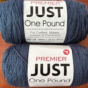 Premier One Pound Yarn in Deep Blue